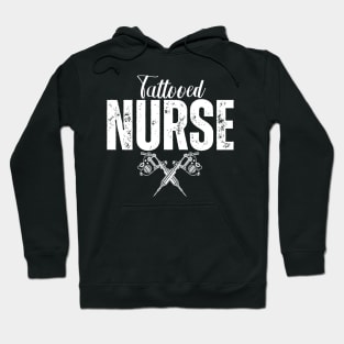 Tattooed Nurse With Tattoo Machines Hoodie